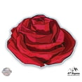 thumbnail image 1 of Red Rose - 5" Vinyl Sticker - For Car Laptop I-Pad - Waterproof Decal, 1 of 1