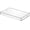 Clear, variant on NIUBEE Acrylic Serving Tray 12x20 Inches, Clear Decorative Tray for Coffee Table, Rectangular Clear Serving Tray for Kitchen, Counter, Dining Room