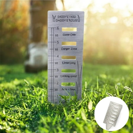 

Ultimate La Wn Gauge Plant Growth Tool Measure Garden Height Weeding Tool Supplies Stainless Steel Ruler Gift For La Wn Enthusiasts Dad And Friends Christmas Halloween XYZ 19067