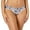 Marker Floral Black, variant on Women's Bikini Barely There Underwear No-show Waist Leg Microfiber