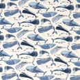 thumbnail image 1 of SheetWorld 100% Cotton Flannel Crib Sheet Set 28 x 52, Blue Whales - Includes Fitted, Flat, & Baby Pillow Case, 1 of 3