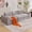 Gray, variant on OPIESIT 102" Cloud Sofa, 4-in-1 Folding Sofa Bed, Floor-Standing Boneless Couch, Futon Sofa Bed for Living Room, Bedroom and Entertainment Room(Orange)