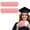 Pink, variant on Graduation Advice Cards for The Graduate (10 Pack), Graduation Party Games Decorations Supplies, Pink