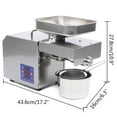 thumbnail image 4 of Commerical Automatic Oil Press Machine Peanut/Corn Oil Extractor 600W 110V USA, 4 of 17