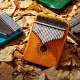 thumbnail image 6 of Portable Small Thumb Piano 17/21 Keys Thumb Piano Portable Pocket Finger Piano Musical Instrument Enduring, 6 of 9