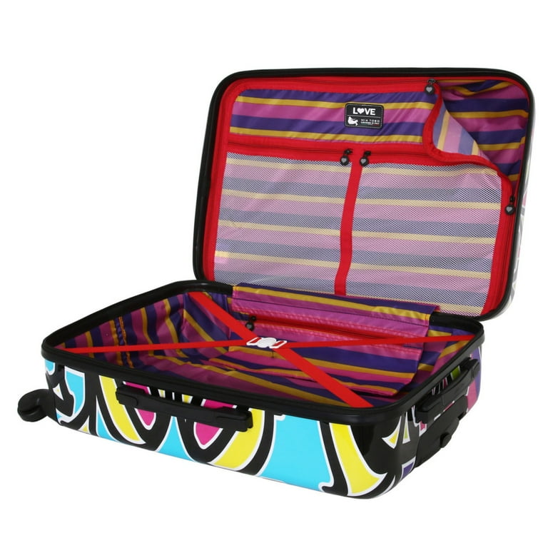 Mia Toro ITALY Love Collection Hardside Spinner 3 Piece Luggage