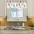 thumbnail image 2 of Yayeee Kitchen Valance Rod Pocket 54" x 18" Living Room Window Curtain, Ice Cream Pattern, 2 of 6