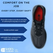 Shoes for Crews Freestyle II Mens Slip Resistant Work Shoes, Water Resistant, Black
