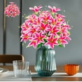 thumbnail image 2 of Flores artificiales 18 cabezas de lirios pequeños de aliento de bebé Muchas flores dulces para decorar el hogar, 2 of 6
