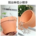 thumbnail image 7 of Topboutique Plant Hooks for Hanging,6 Pcs Clips for Clay Pot,Terracotta Pots Hangers,Wall Mounted Plant Holder Hooks,Stainless Steel Pot Hanging Hook Garden Plants Accessory for Hanging Planters, 7 of 7