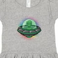 thumbnail image 4 of Inktastic Spaceship Funny Alien Outer Space Girls Toddler Dress, 4 of 5