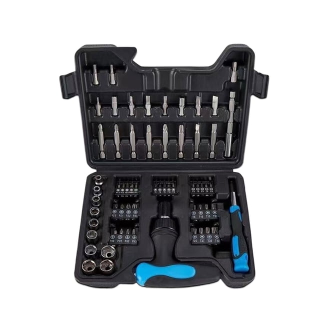Youkk Screwdriver Bit Household Maintenance Tool Effortless Rotation For Daily Meeting Daily Needs Ratchet 63 piece set