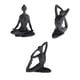 thumbnail image 1 of 3 Piezas para Abstracto Moderno Yoga Estatuas de Cerámica Escultura de Meditación Decoración de Estante de Dormitorio, 1 of 9