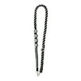 thumbnail image 1 of Correa de hombro de macramé bohemio, cordones para teléfono móvil, correa para bolso de flores, cadena de teléfono móvil tejida suave para fundas de t Negro, 1 of 8