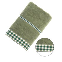 AUQ Wash Gags for Body,Fluffy Comfortable Cotton Loops Hand Towels for Bathroom,Strong High Absorbent Weave Face Towels,Green,29.53*13.78*0.39in