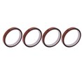 thumbnail image 1 of PI Adhesive Tape,  Stickiness No Glue Residue Standard Width 4PCS Easy To Use  Insulation Polyimide High Temperature Tape  For Soldering Protection Width 12mm / 0.5in, 1 of 8