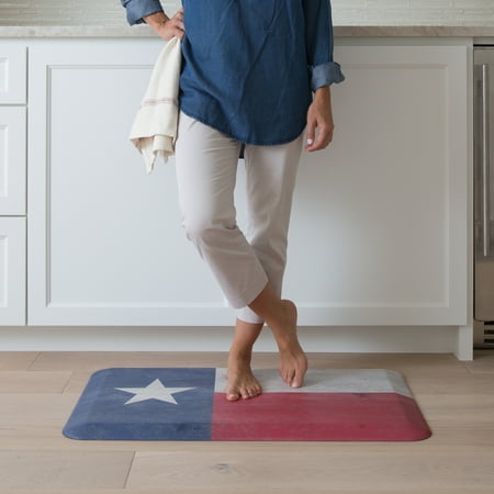 Newlife By Gelpro Designer Comfort Kitchen Floor Mat Rustic Texas
