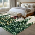 thumbnail image 4 of Rustic Christmas Area Rugs 5'x7', Washable Small Throw Rugs for Laundry Room Playroom, Snowflake Xmas Christmas Tree Indoor Outdoor Rug Non-Slip Low Pile Carpet Runner Reversible Floor Mats, 4 of 8