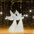 Ktaxon Christmas Decorations Christmas Angels Outdoor Christmas Silhouette Set for Yard and