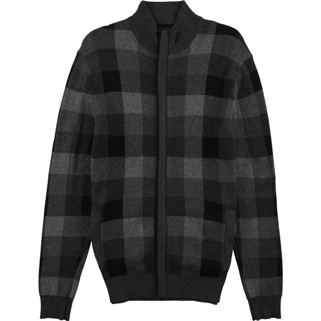 Tasso Elba suéter de punto con cremallera para hombre, negro, XX-Large Tasso Elba Tejer