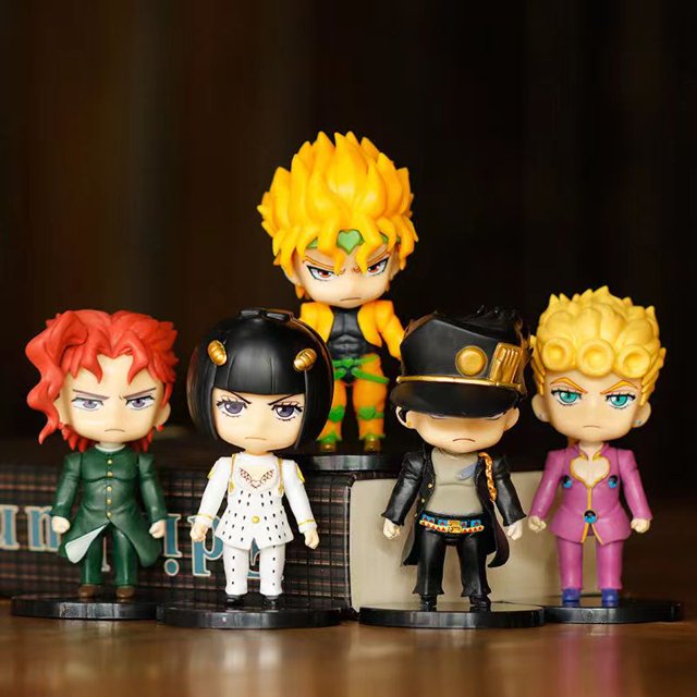 Figura de acción de JoJo's Bizarre Adventure de 17cm, Cujoh Jolyne, modelo coleccionable de PVC, juguetes, regalo para niños Gong Bohan LED