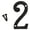 C, variant on 3 Inch House Numbers and Letters, Vintage Address Letters for Outside, Cast Iron Solid Metal Number 3 (Matching Screws Included)