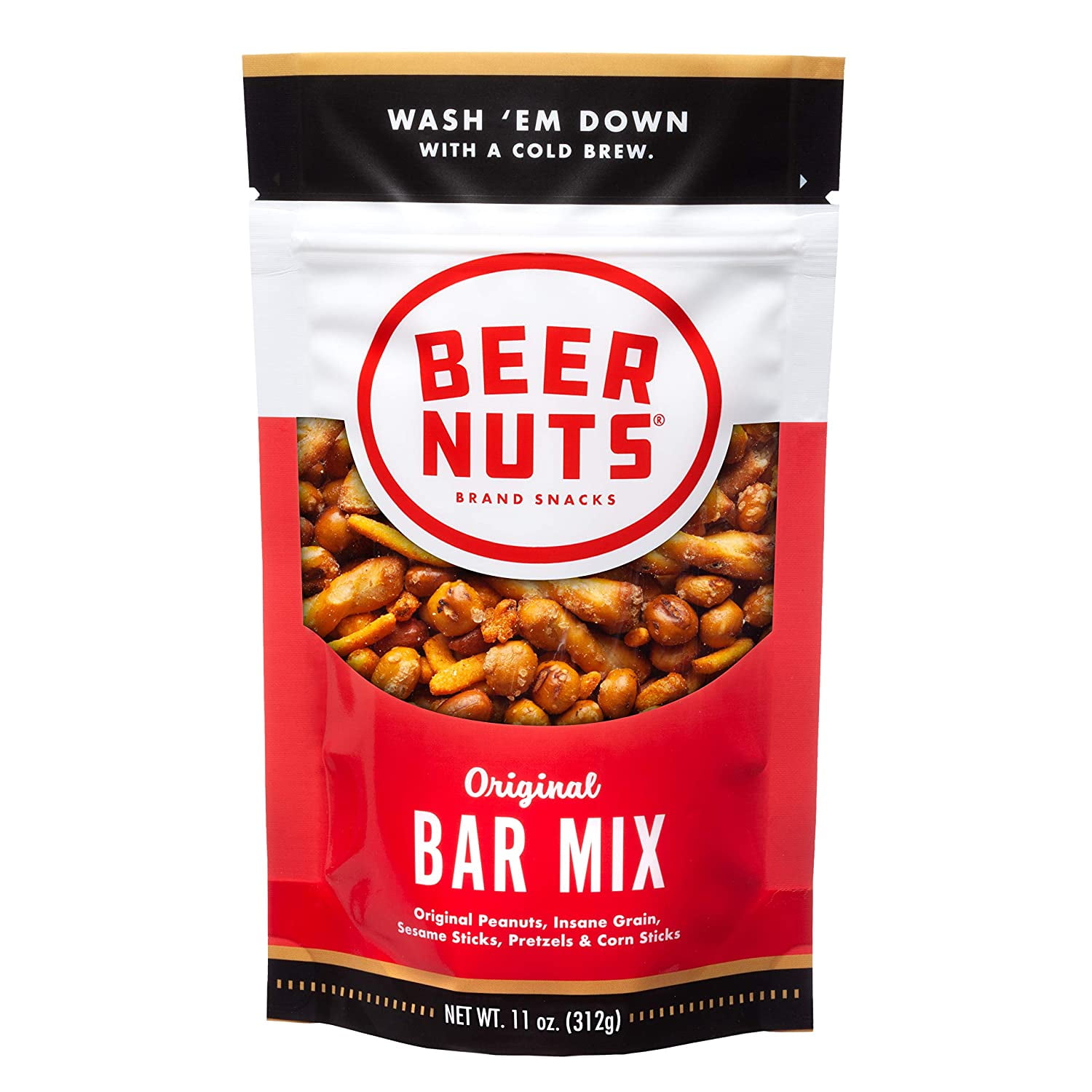 BEER NUTS 11 oz. Standard Issue Bag Original Bar Mix