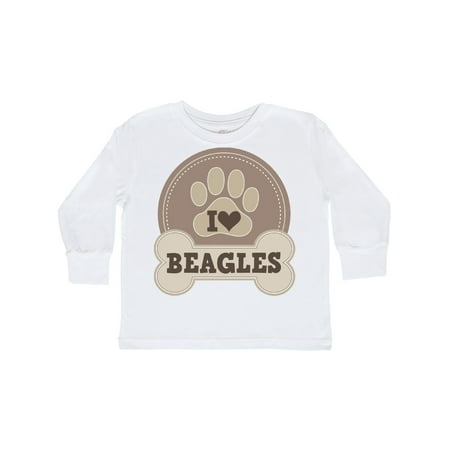 

Inktastic Beagle Dog Lover Gifts Gift Toddler Boy or Toddler Girl Long Sleeve T-Shirt