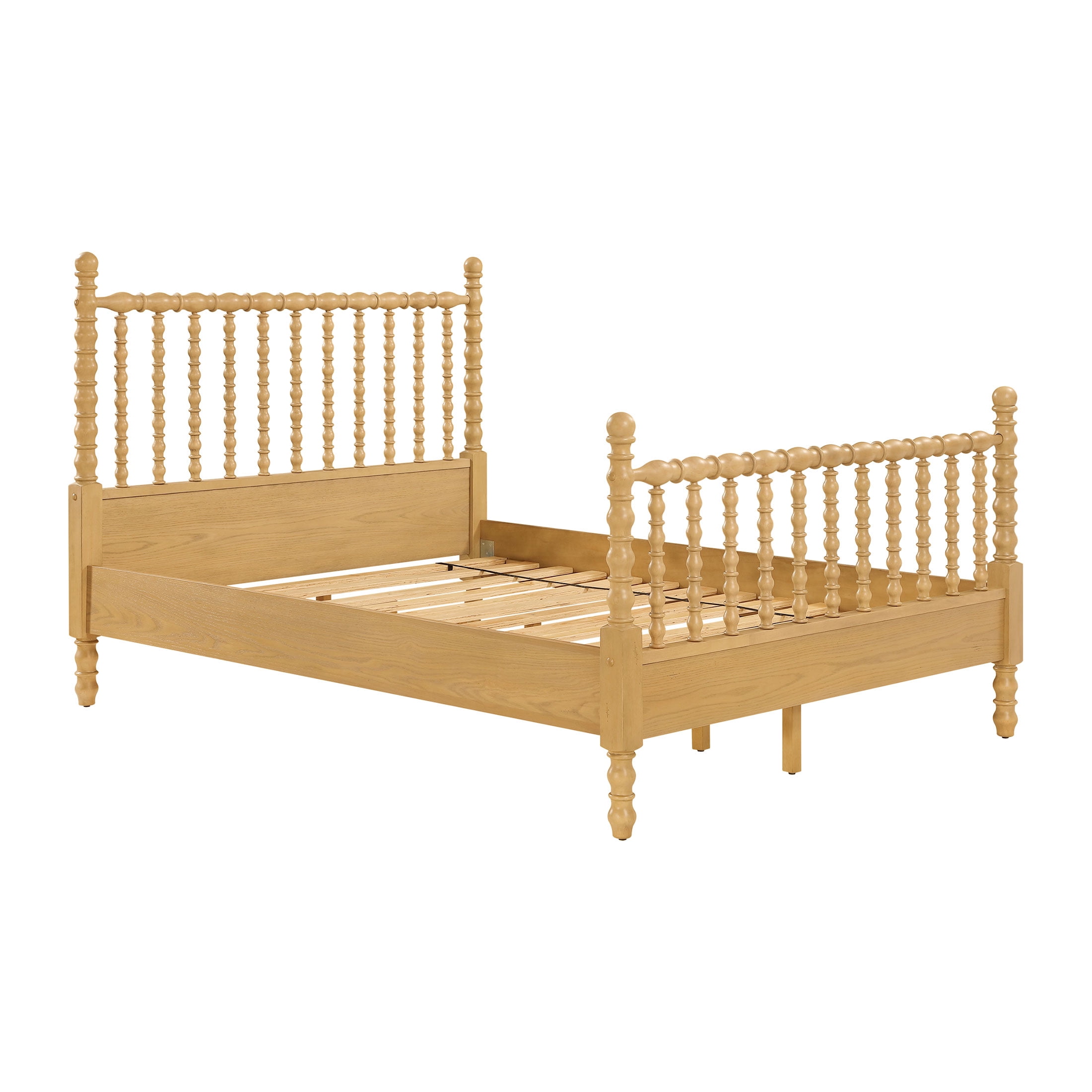 The Pioneer Woman Harper Queen-Size Spindle Bed, Wheat