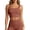Brick Red, variant on Lightweight Fixed Strap Yoga Bra For High Fitness And Training Breathable Supportive Wireless Athletic Top For Running And Workouts Crop Sports Bra Girls