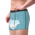 thumbnail image 2 of Fuzoiu Bathtub with Soap Bubbles Print Men's Ultra Breathable Underwear,No Riding Up Boxer Briefs with ComfortFlexible Waistband-Small, 2 of 5