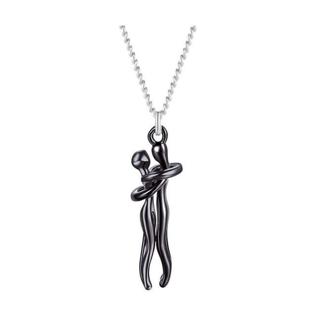Collar para mujer, joyería para mujer, collar dorado con carácter atmosférico, collar bicolor con personalidad para pareja, cadena de clavícula de moda para mujer, joyería de perlas