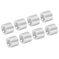 thumbnail image 1 of Unique Bargains 3/16'/5mm Wire Rope Stop Sleeve,Aluminum Crimping Loop Sleeve,Silver, 20 Pack, 1 of 5