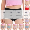 thumbnail image 6 of zbxnLI Cotton Underwear for Womens Seamless Midi Waist Boxer Briefs Comfy Breathable Stretchy Ladies Boyshorts, 6 of 6