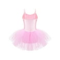 thumbnail image 2 of iiniim Kids Girls Ballet Tutu Dress Tulle Skirted Leotard Gymnastic Costume 6-16 Pink 16, 2 of 7