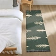 thumbnail image 3 of Yayeee Runner Rug for Bedroom 2'x6' Machine Washable Hallway Non Slip Mat, Beige Plants, 3 of 8