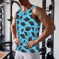 thumbnail image 5 of Salouo Graduation Hats2 for Men's Tank Tops,Sleeveless Muscle Shirts for Men Quick Dry Workout Tank Top Gym Muscle Tee Fitness Bodybuilding Sleeveless T Shirt-XX-Large, 5 of 7