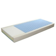Pressure Relieving Medical Foam Mattress with 3" Raised Rails 36x76x9 - Twin