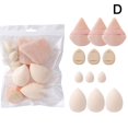 thumbnail image 1 of Juego de 12 esponjas para polvos, esponjas de huevo, almohadillas de aire para maquillaje, no absorben el polvo, uso doble en seco y húmedo., 1 of 7
