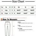 thumbnail image 3 of Fjofpr Sale Deal Baggy Jeans for Woman Women's Mid Ripped Frayed Hem Casual Trousers, 3 of 9