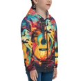thumbnail image 5 of Kdxio World Map Guitar Illustration Pattern Kids Boys Girls Zip Up Hoodie 3D Printed Hooded Sweatshirt Hoody Coat with Pocket 7-12 Y-Small, 5 of 6