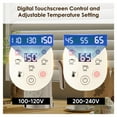 thumbnail image 4 of Milk Frother with Upgraded LED Display Touch Screen Hot/Cold Foam Maker Milk Warmer for Coffee Latte, 4 of 7