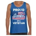 thumbnail image 1 of Awkward Styles Proud Grandpa of a Veteran Tank Top USA Gifts Patriotic Grandpa Tank Top Red White and Blue Veteran Shirt for Grandpa Love America Retro USA Flag Grandpa Tank Top Proud Grandpa, 1 of 4