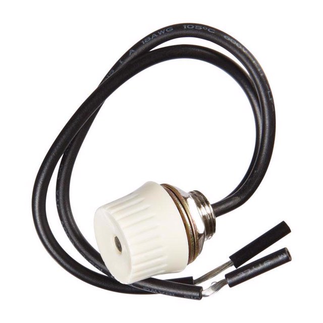 Interruptor para electrodomésticos Jandorf 3A, unipolar, giratorio, blanco, paquete de 1