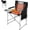 Black-Directors Chair, variant on NAIZEA Oversized Directors Chair - Heated Camping Chair, Portable Folding Chairs for Adults Heavy Duty with Side Table,Pocket for Outdoor, Support 550lbs (Power Bank not Included)