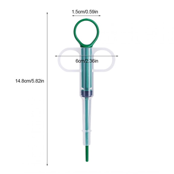 OTVIAP Pets Medicine Dispenser, Pets Medicine Dropper,Round-Headed Pets Medicine Dispenser Soft Tip Syringe Dropper Feeder for Dogs & Cats
