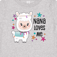 thumbnail image 4 of Inktastic Nana Loves Me- cute and happy llama Boys or Girls Baby T-Shirt, 4 of 5