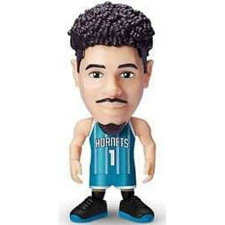5 Surprise NBA Ballers Series 1 LaMelo Ball Figure (Teal Road Jersey, Comes with Court Base, Sticker, Card & Ball) (No Packaging)