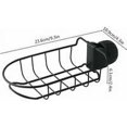 thumbnail image 2 of Soporte de ducha para baño, soporte de ducha de pared sin perforaciones, soporte para baño, soporte para baño, soporte de ducha ajustable, negro,, 2 of 3