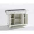thumbnail image 2 of Crosley Furniture LaFayette Wood Kitchen Island in White & Gray, 2 of 6
